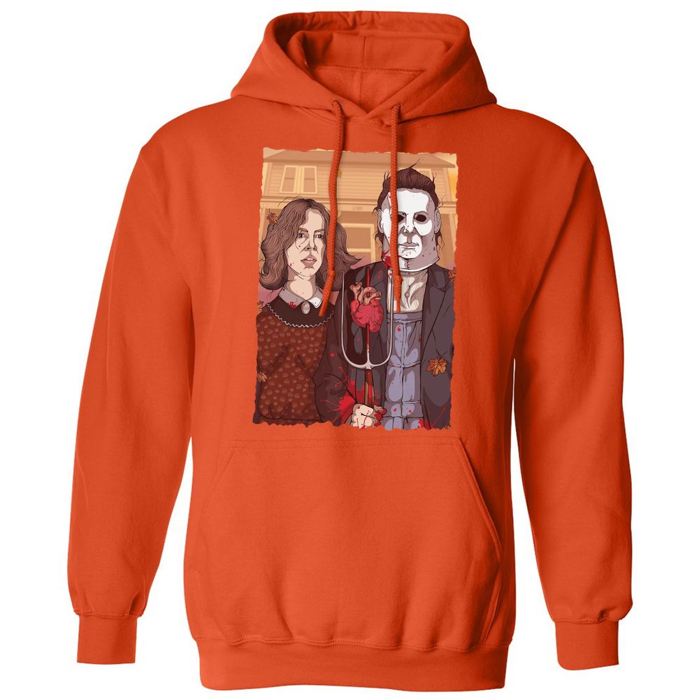 Classic Unisex Hoodie - M1XQ14JD - Orange - 10