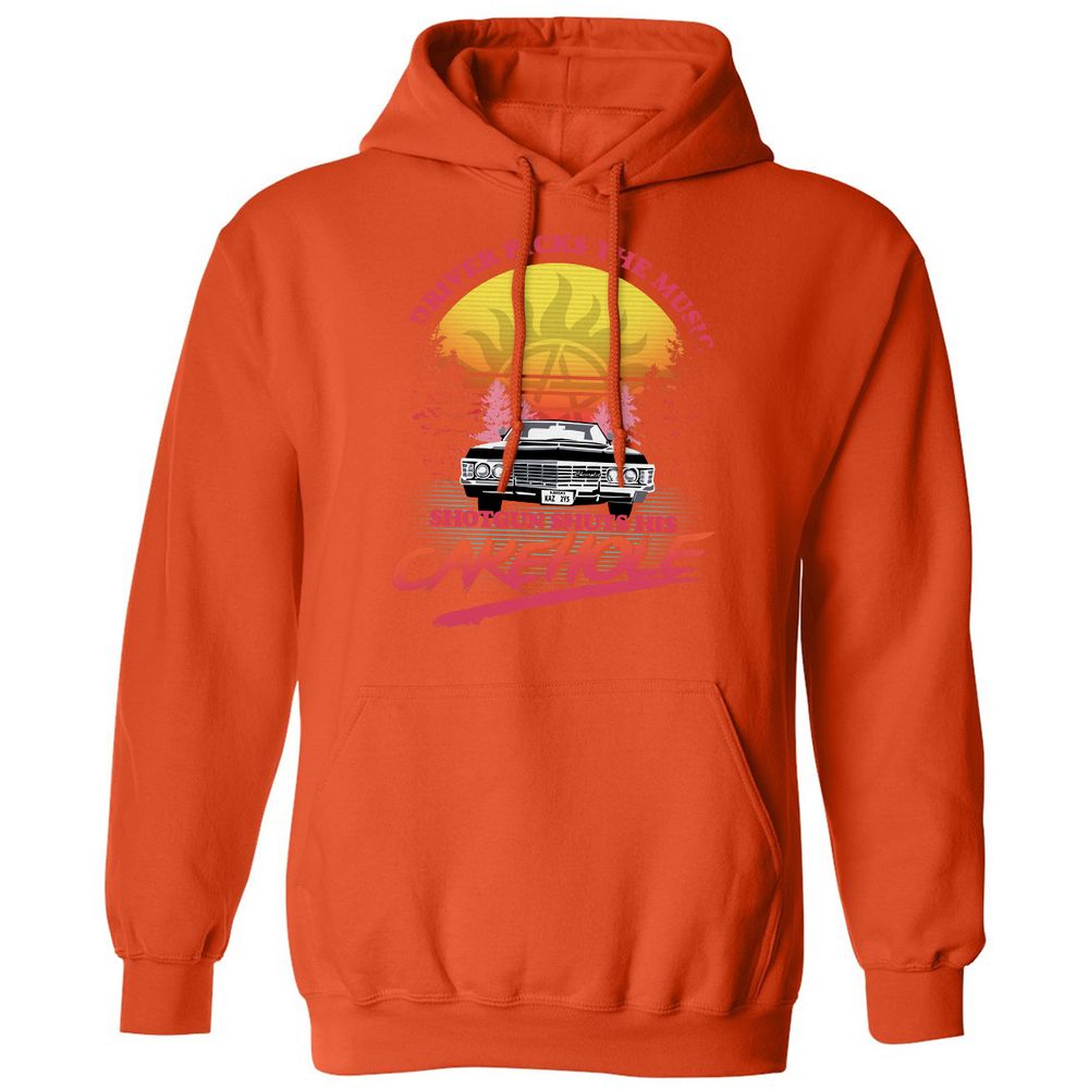 Classic Unisex Hoodie - MQ54D9PX - Orange - 10
