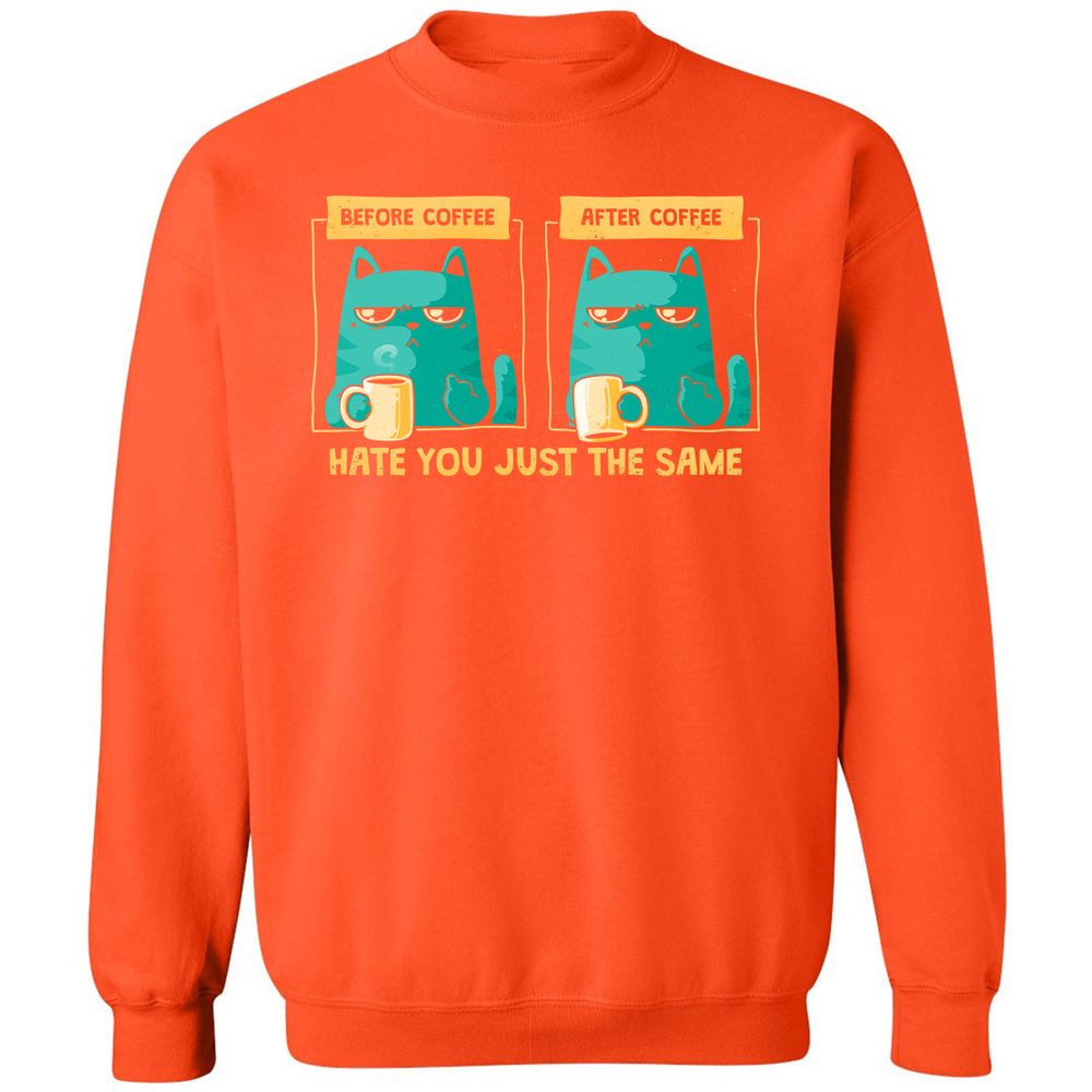 Classic Unisex Sweatshirt - JDNRZB68 - Orange - 10