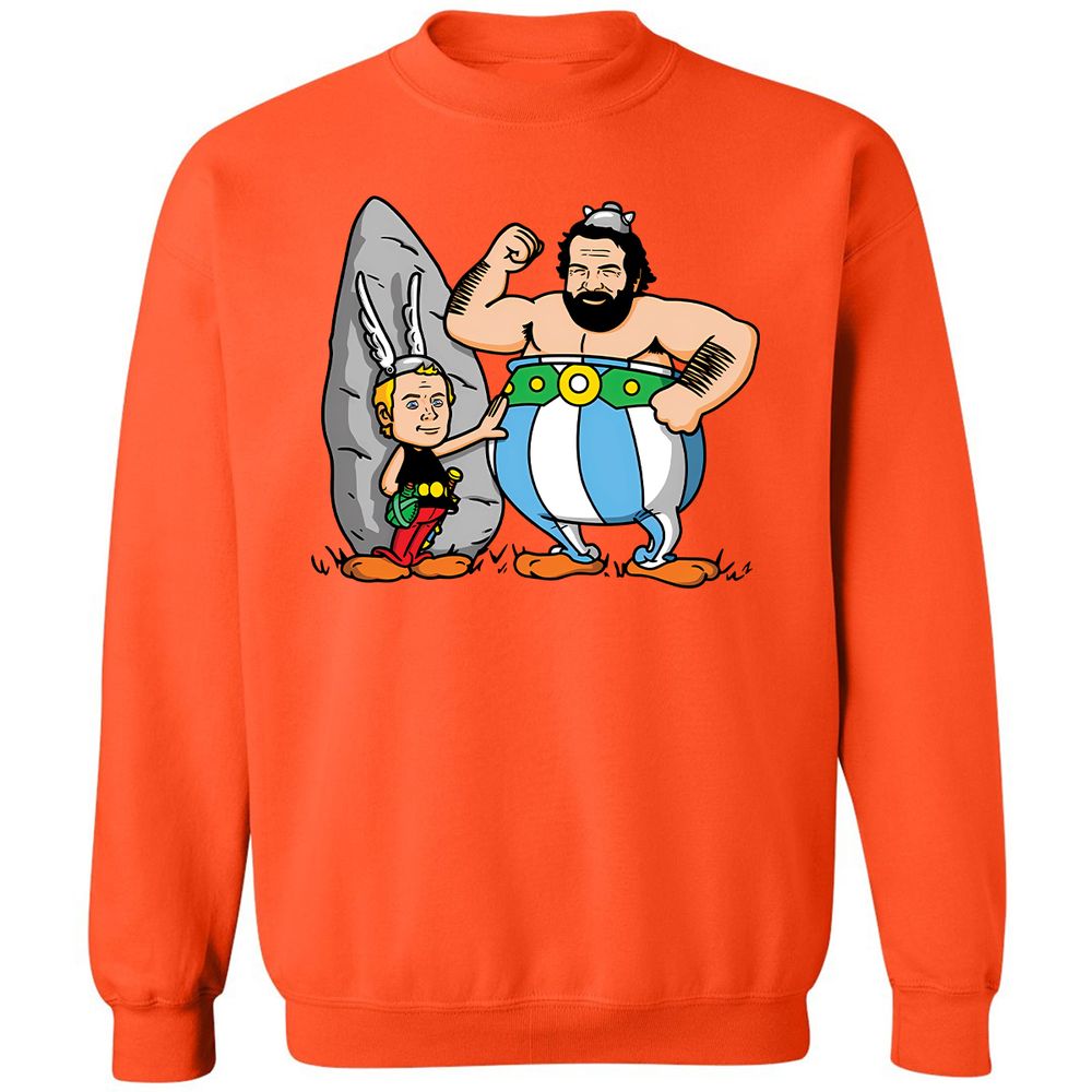 Classic Unisex Sweatshirt - QB6QDHSQ - Orange - 10