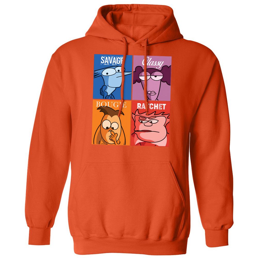 Classic Unisex Hoodie - 1H8KXP2R - Orange - 10