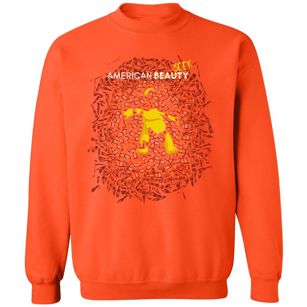 Classic Unisex Sweatshirt - KQEU8CWX - Orange - 10