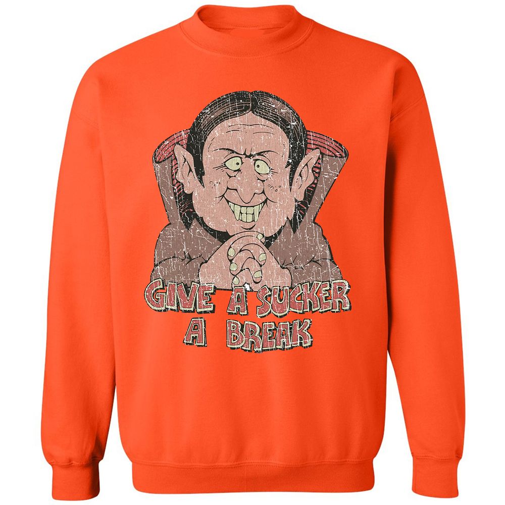 Classic Unisex Sweatshirt - T5J6CASQ - Orange - 10