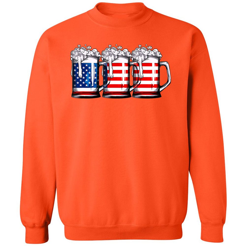 Classic Unisex Sweatshirt - ABRDVGYN - Orange - 10