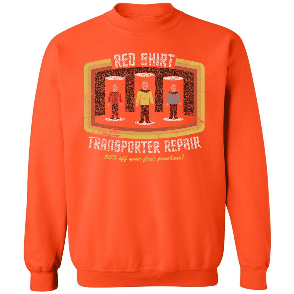 Classic Unisex Sweatshirt - STYPSUR9 - Orange - 10