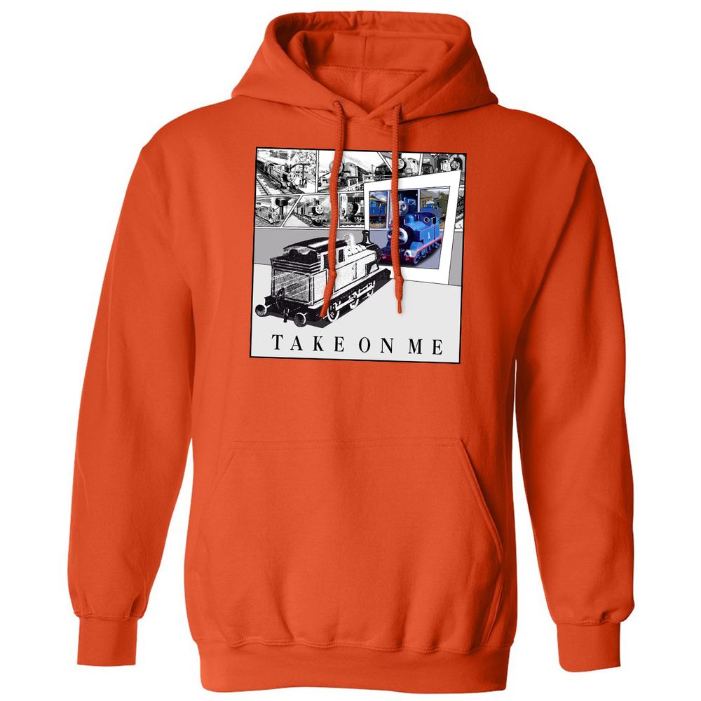 Classic Unisex Hoodie - 6T66JMGD - Orange - 10