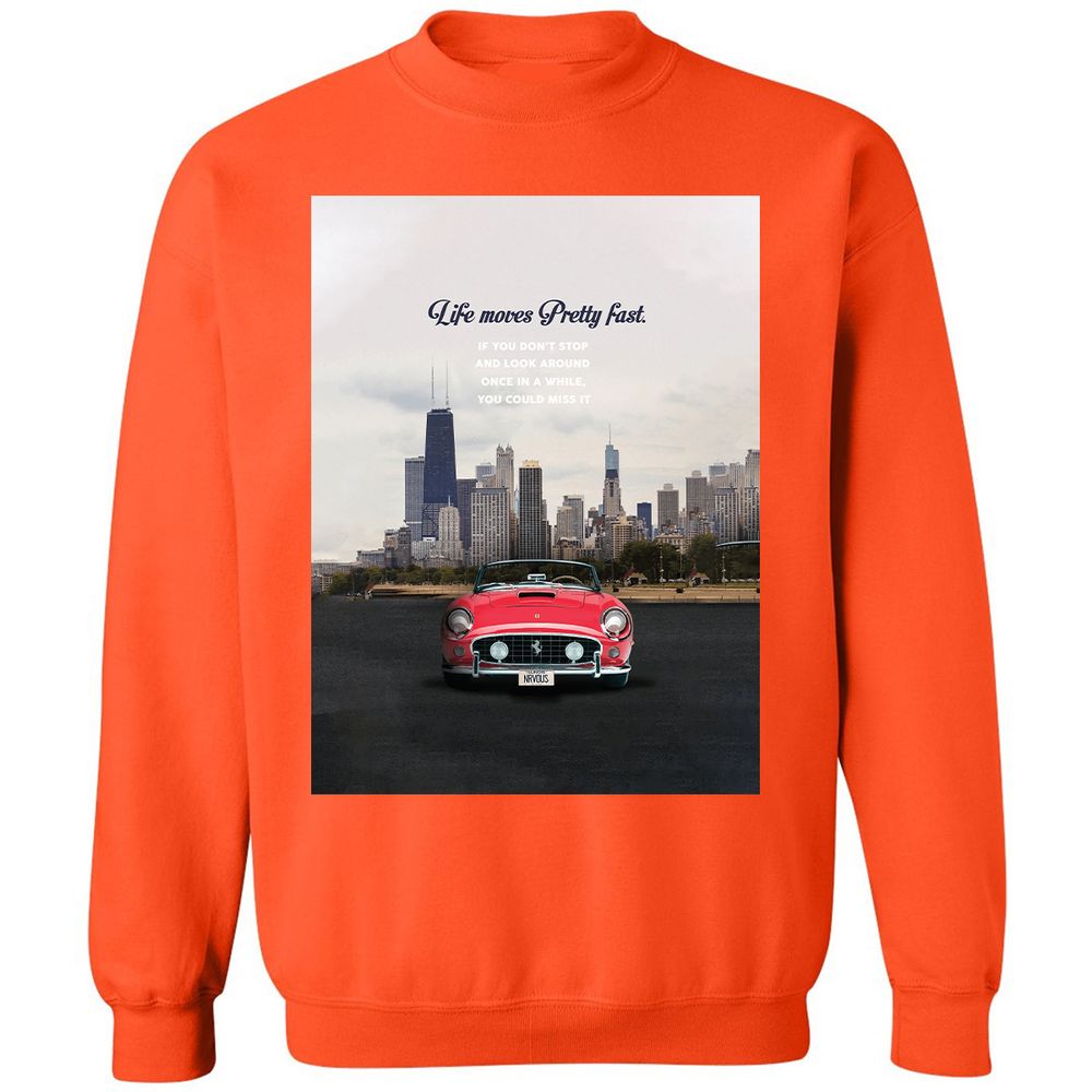 Classic Unisex Sweatshirt - C4GW81LN - Orange - 10