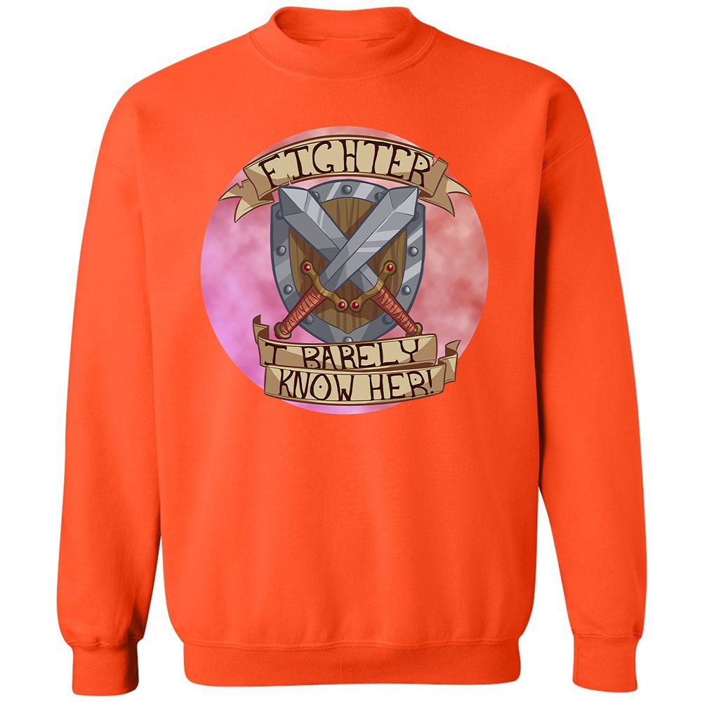 Classic Unisex Sweatshirt - L55GF41Y - Orange - 10