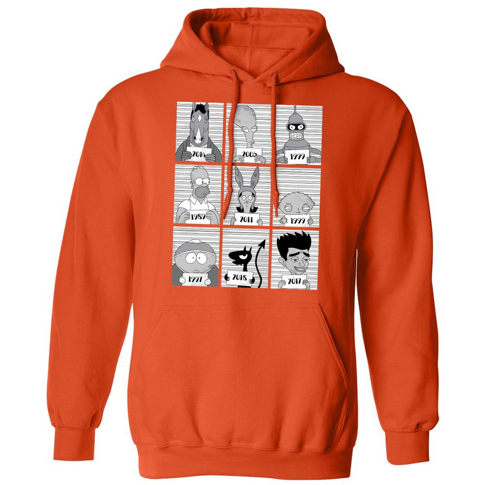 Classic Unisex Hoodie - 1V9ZETH1 - Orange - 10
