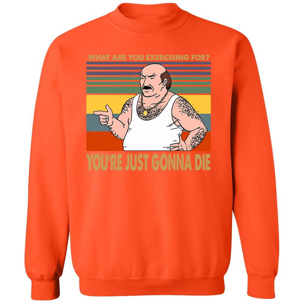 Classic Unisex Sweatshirt - S8P69CRE - Orange - 10