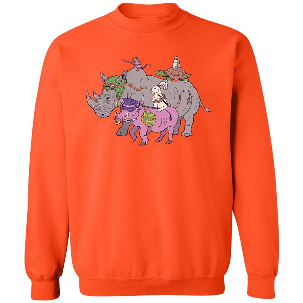 Classic Unisex Sweatshirt - 4NHY64B6 - Orange - 10