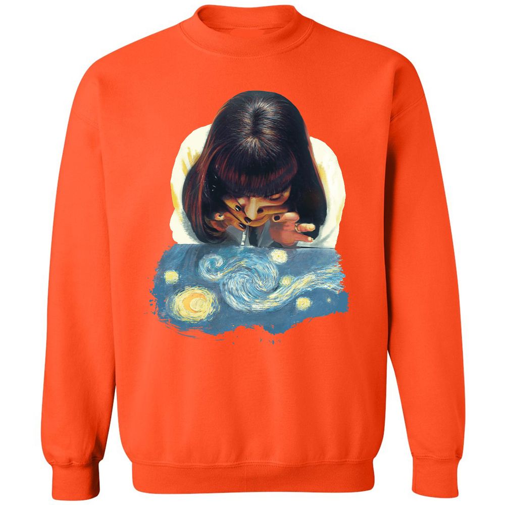 Classic Unisex Sweatshirt - WUQVQ8D1 - Orange - 10