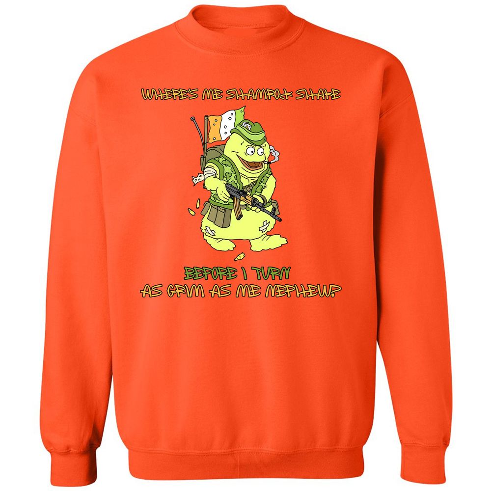 Classic Unisex Sweatshirt - MAUR74TK - Orange - 10