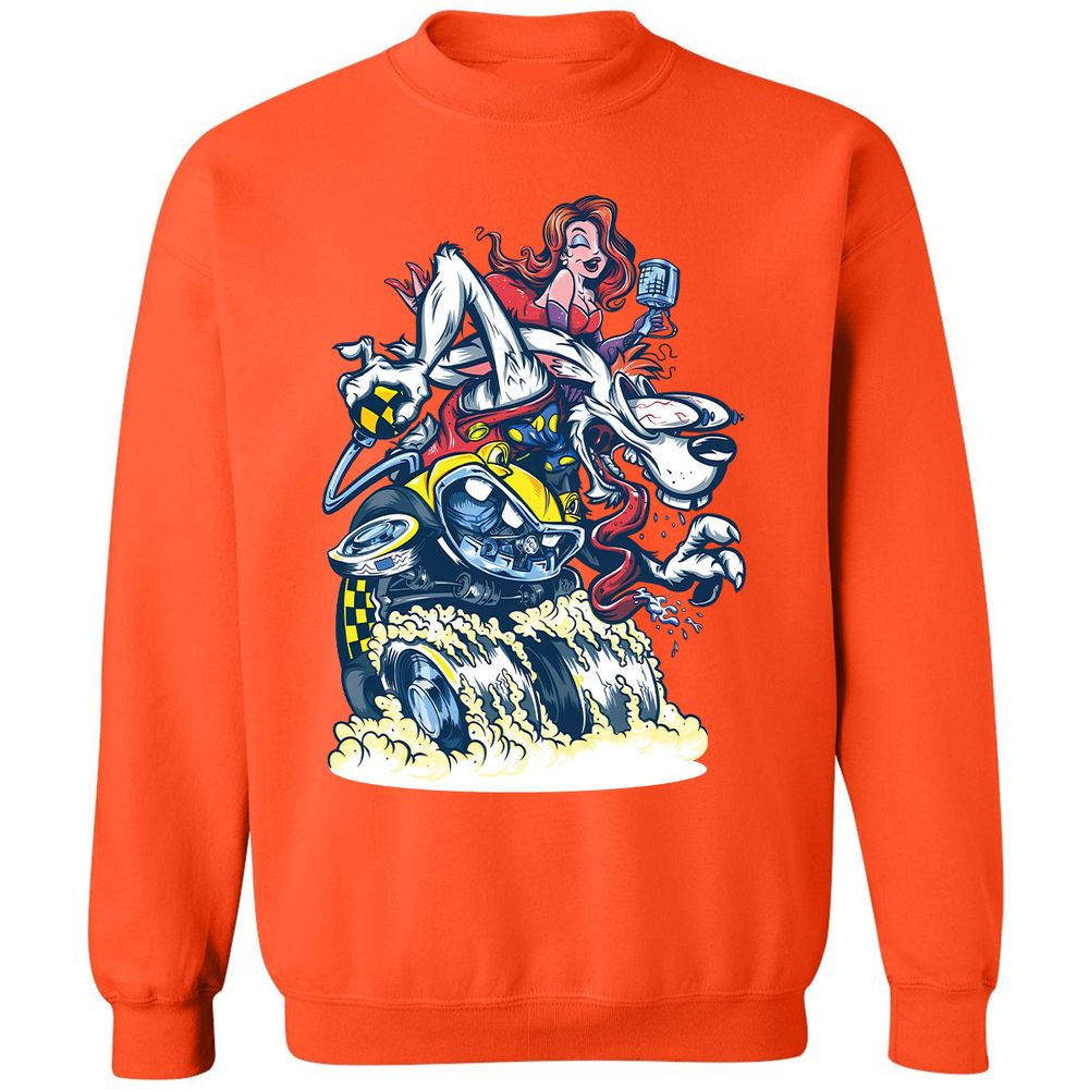 Classic Unisex Sweatshirt - LBFPJJ1R - Orange - 10