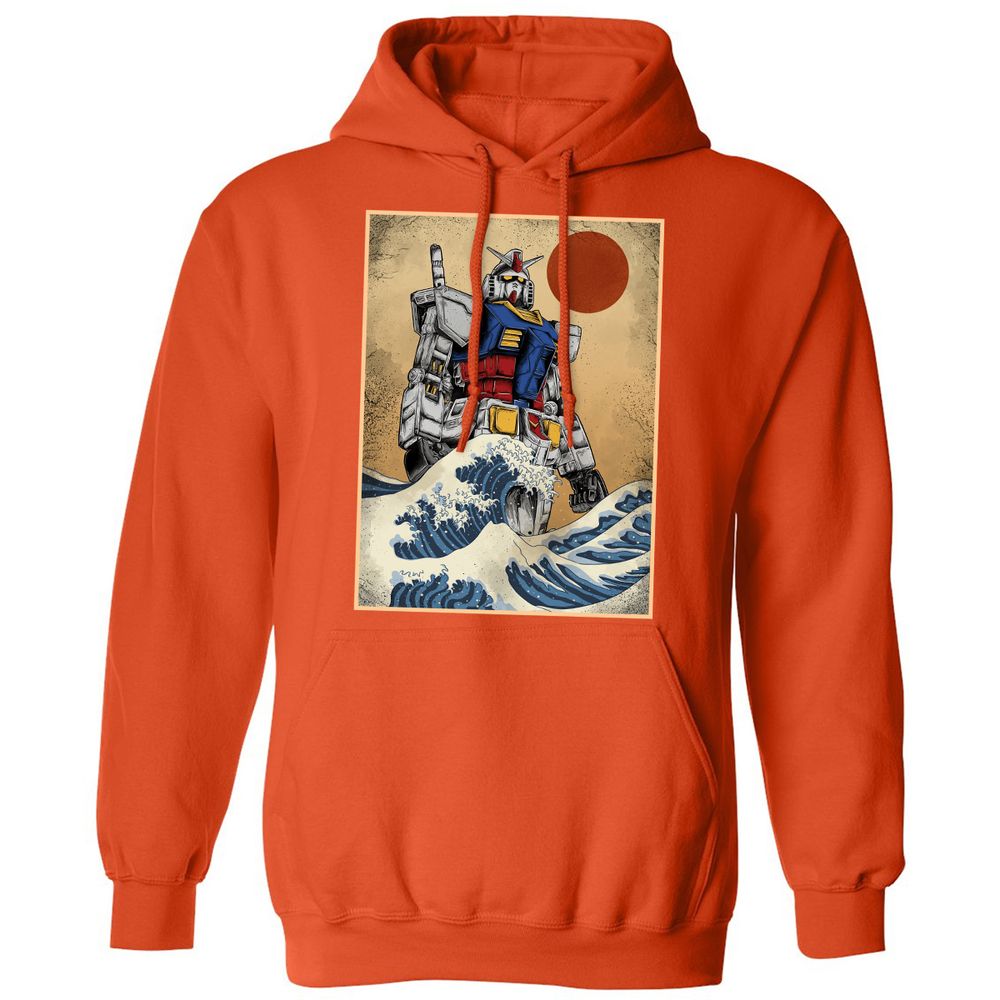 Classic Unisex Hoodie - H6FG9A3C - Orange - 10