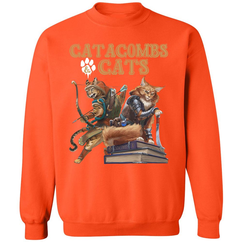 Classic Unisex Sweatshirt - HJKX4U7B - Orange - 10