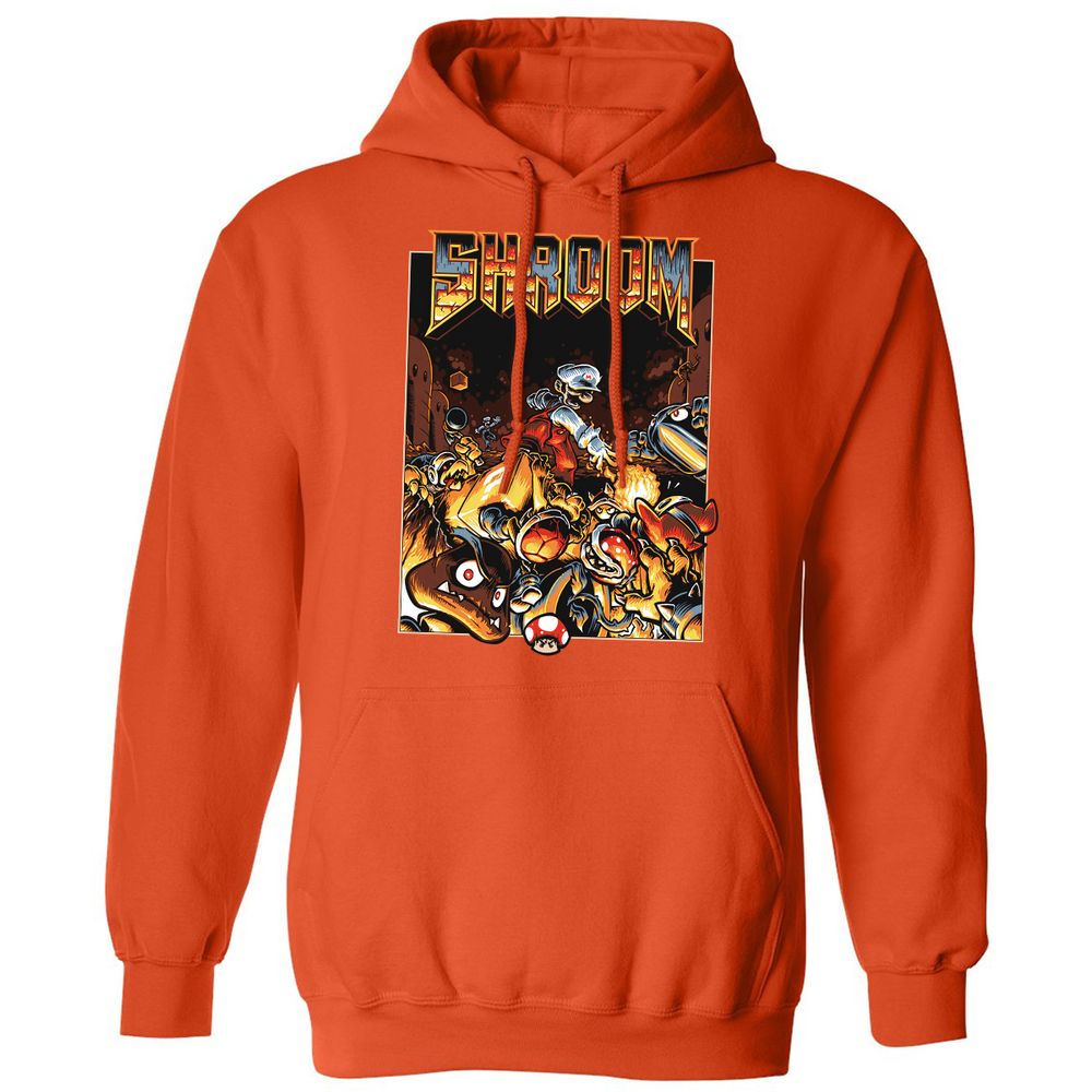 Classic Unisex Hoodie - EYEMH145 - Orange - 10