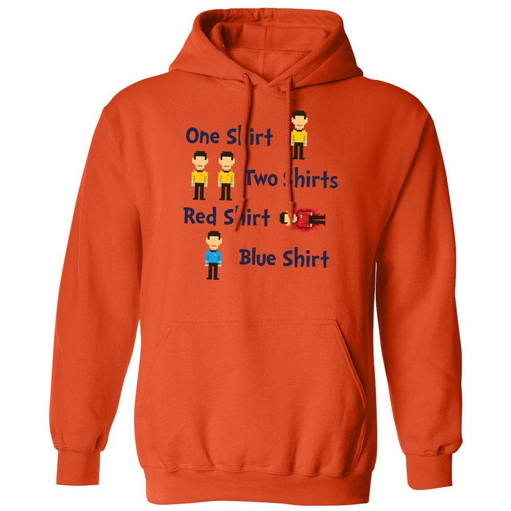 Red Shirt, Blue Shirt - Orange - 10