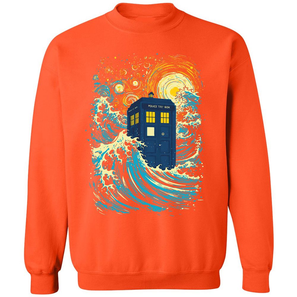 Classic Unisex Sweatshirt - AV1FLB5S - Orange - 10