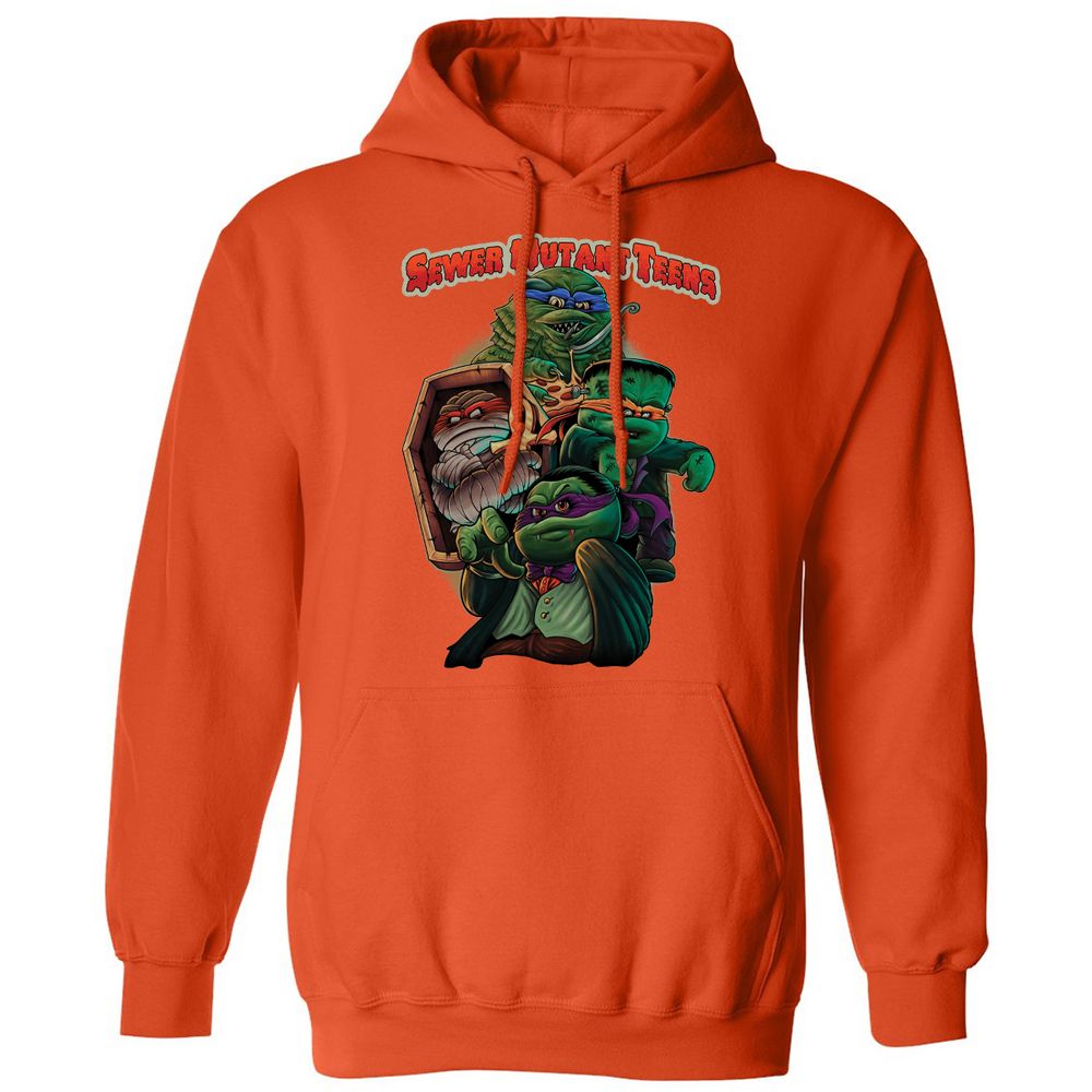 Classic Unisex Hoodie - 6U591M37 - Orange - 10