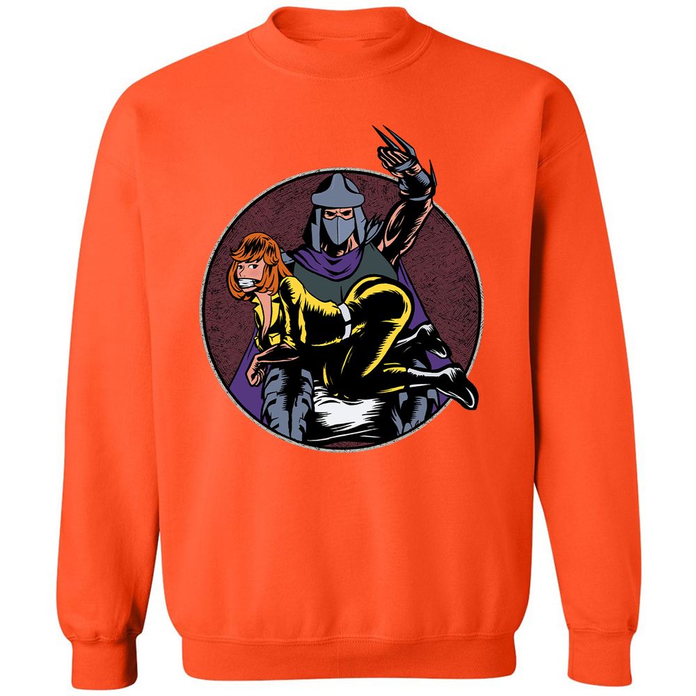 Classic Unisex Sweatshirt - 58FADU4K - Orange - 10