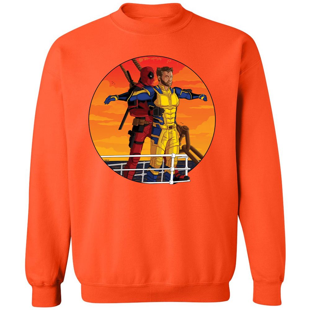 Classic Unisex Sweatshirt - DC9D2MUP - Orange - 10