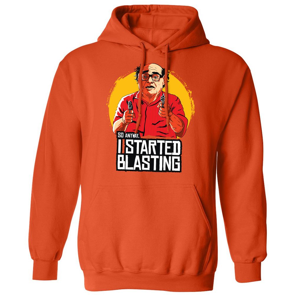 Classic Unisex Hoodie - NT96YTWV - Orange - 10