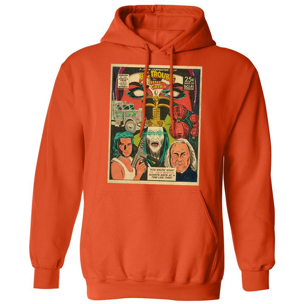 Classic Unisex Hoodie - E44BP3SR - Orange - 10