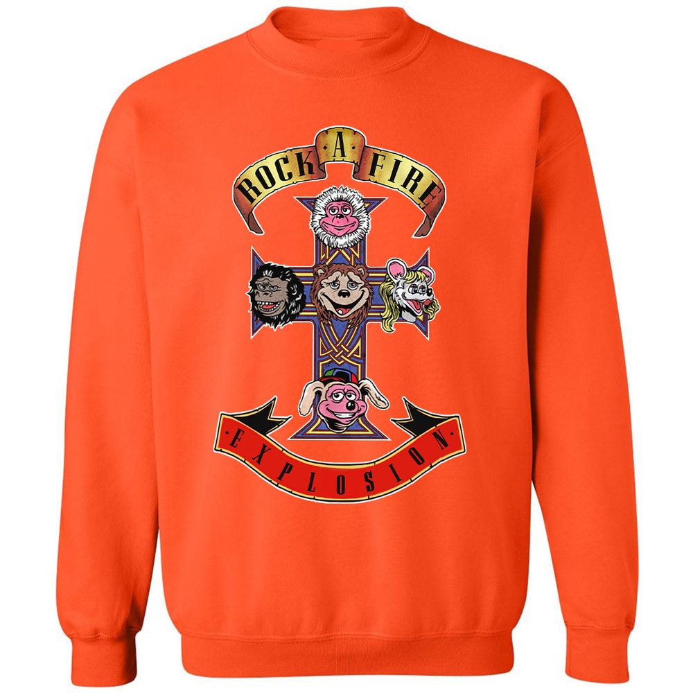Classic Unisex Sweatshirt - RCQJ631A - Orange - 10