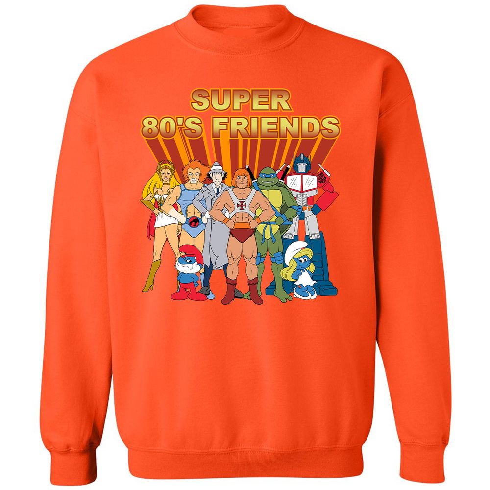 Classic Unisex Sweatshirt - NL9ZXZ9N - Orange - 10