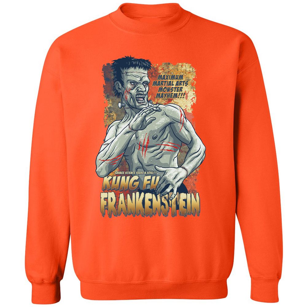 Classic Unisex Sweatshirt - R1QJ7WV8 - Orange - 10