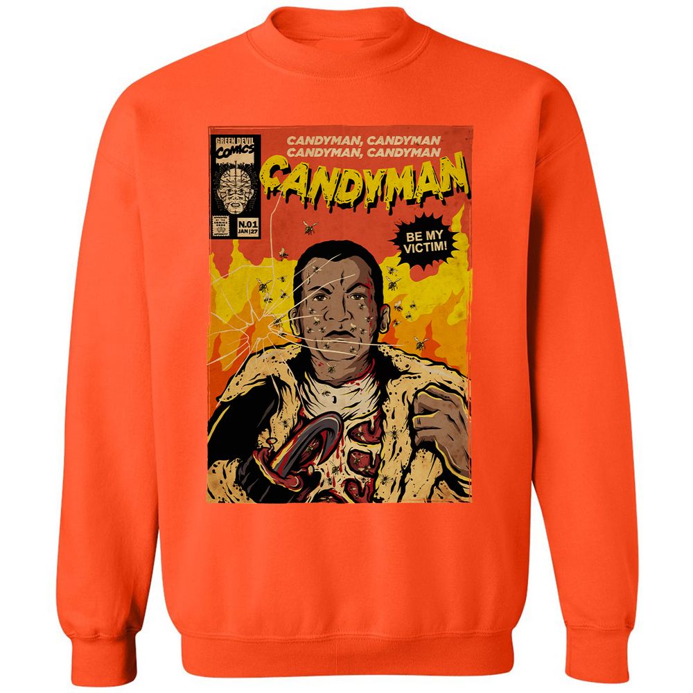 Classic Unisex Sweatshirt - JQQMDF41 - Orange - 10