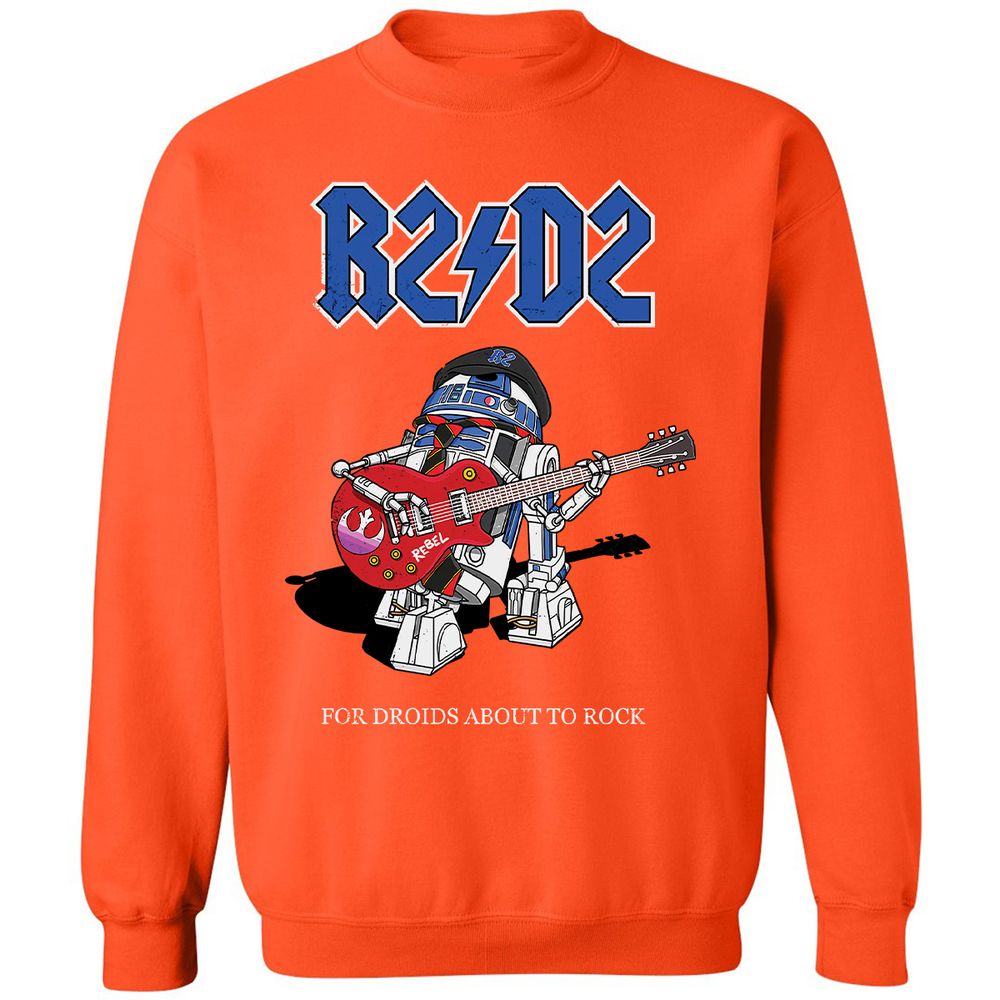 Classic Unisex Sweatshirt - RL1XZCY3 - Orange - 10