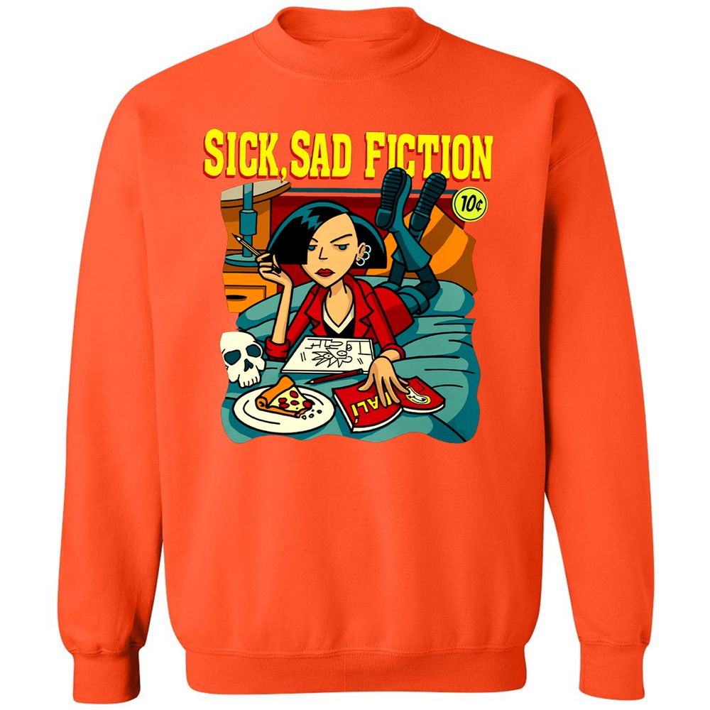 Classic Unisex Sweatshirt - E75WNK7K - Orange - 10