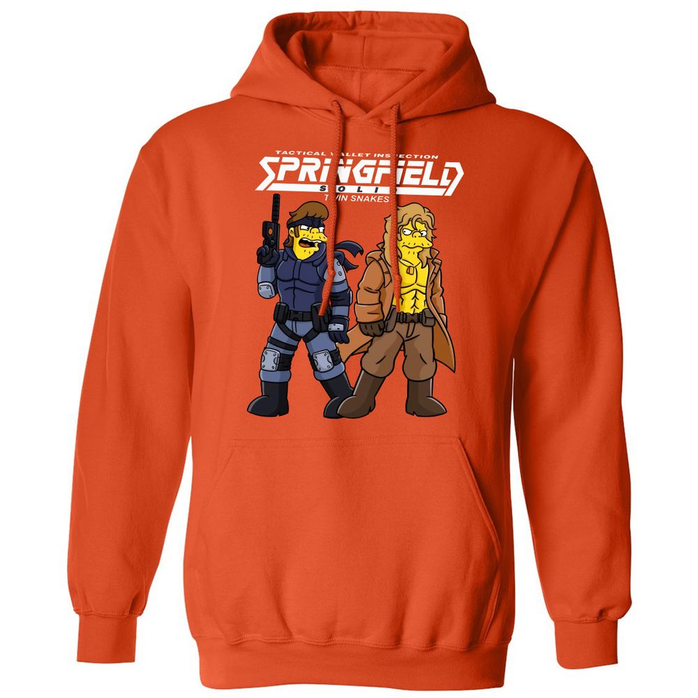 Classic Unisex Hoodie - PLF25E7Z - Orange - 10