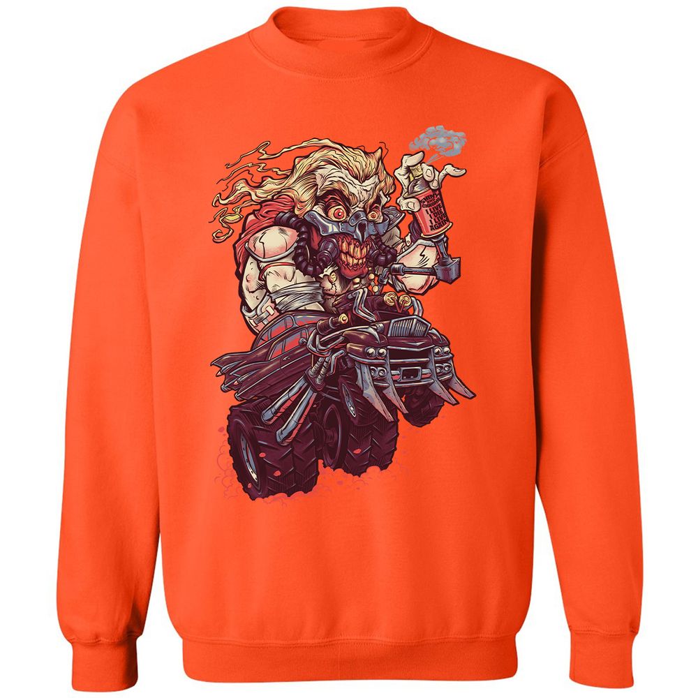 Classic Unisex Sweatshirt - CK3YUQ82 - Orange - 10