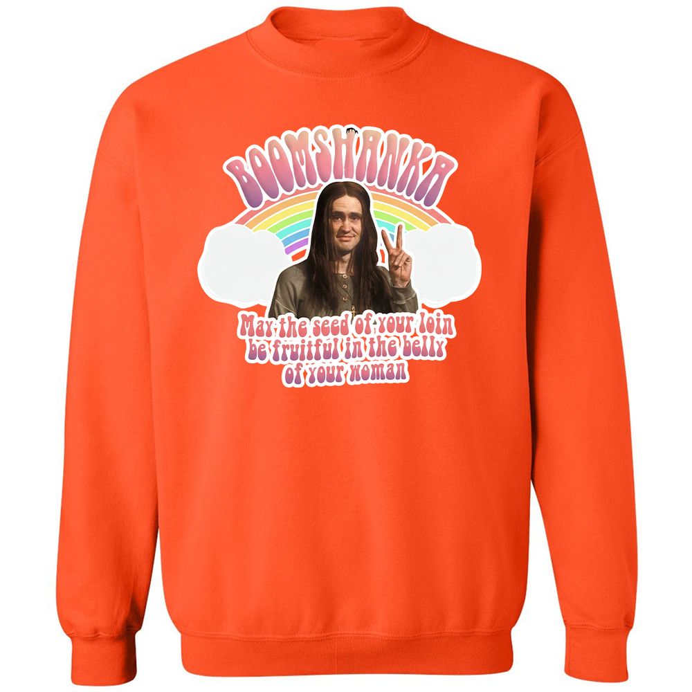 Classic Unisex Sweatshirt - 8JGBQ844 - Orange - 10