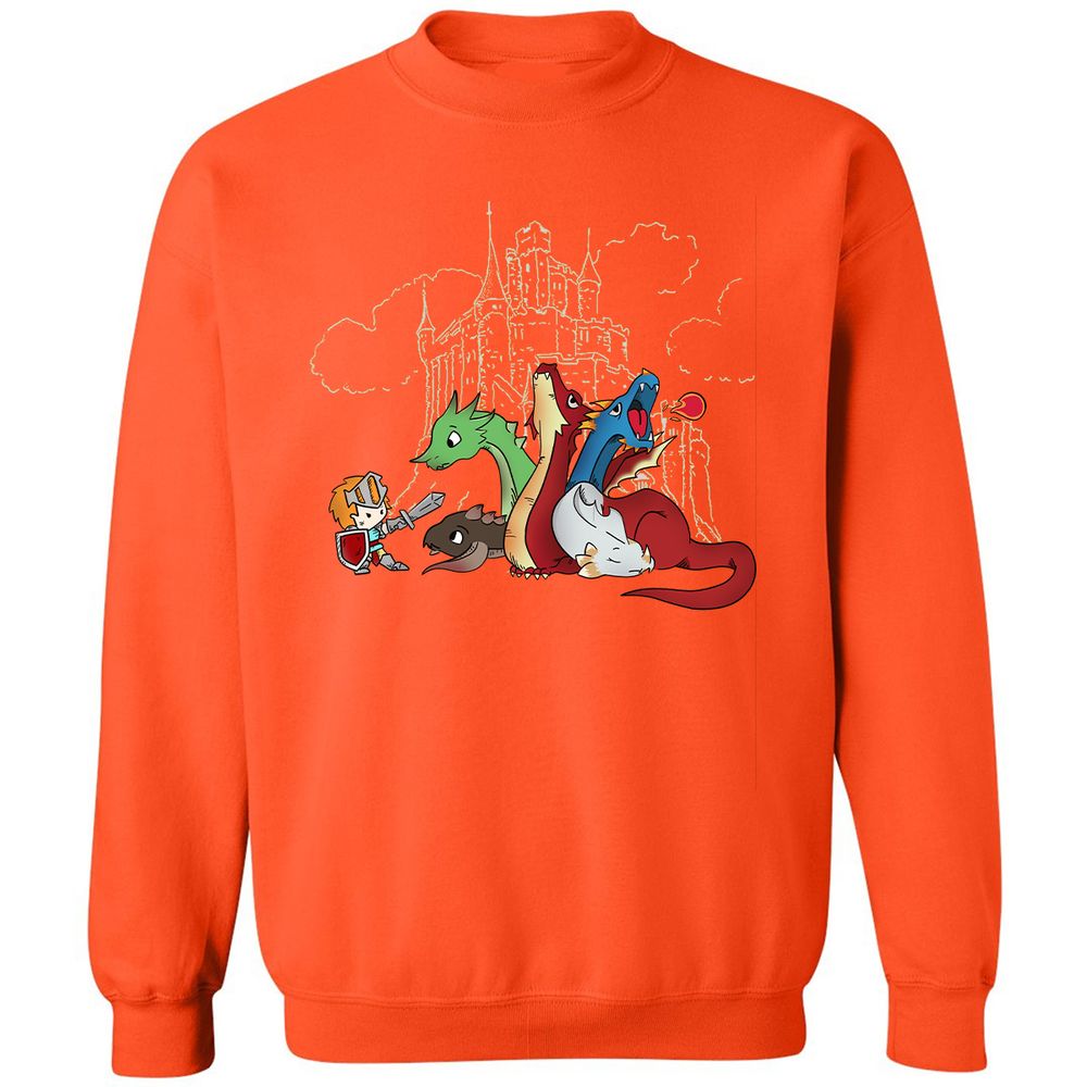 Classic Unisex Sweatshirt - 3F21793Z - Orange - 10