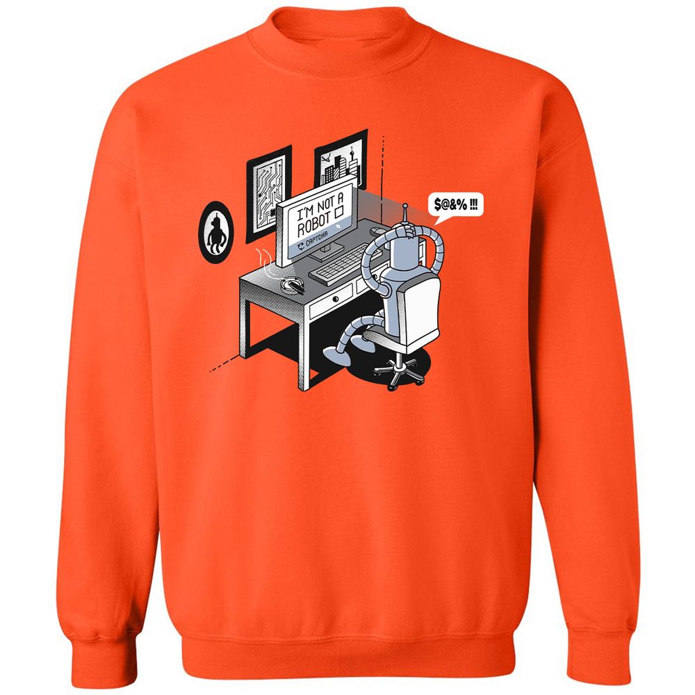 Classic Unisex Sweatshirt - F7SFQ7GG - Orange - 10