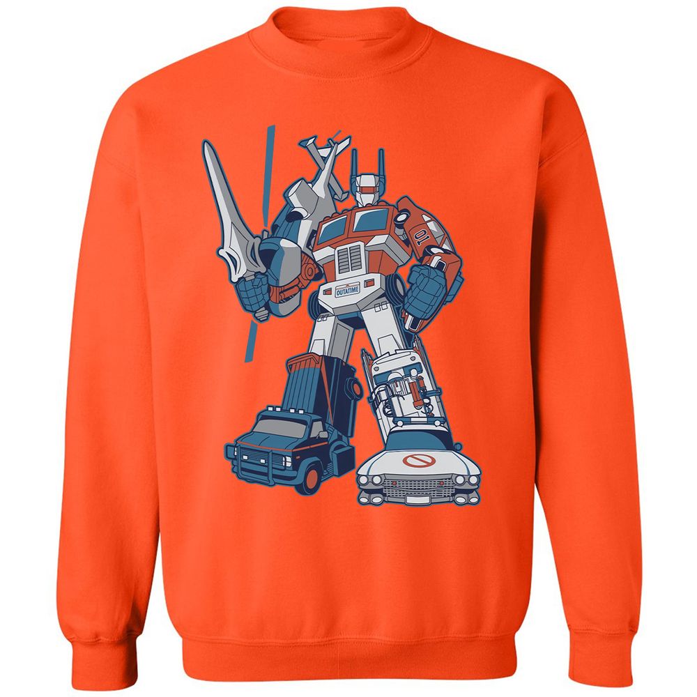 Classic Unisex Sweatshirt - KFD9HWFJ - Orange - 10