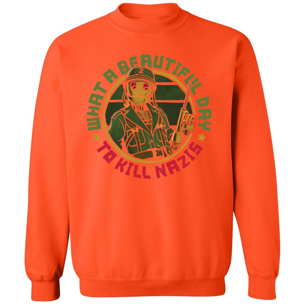 Classic Unisex Sweatshirt - G7X68WJQ - Orange - 10