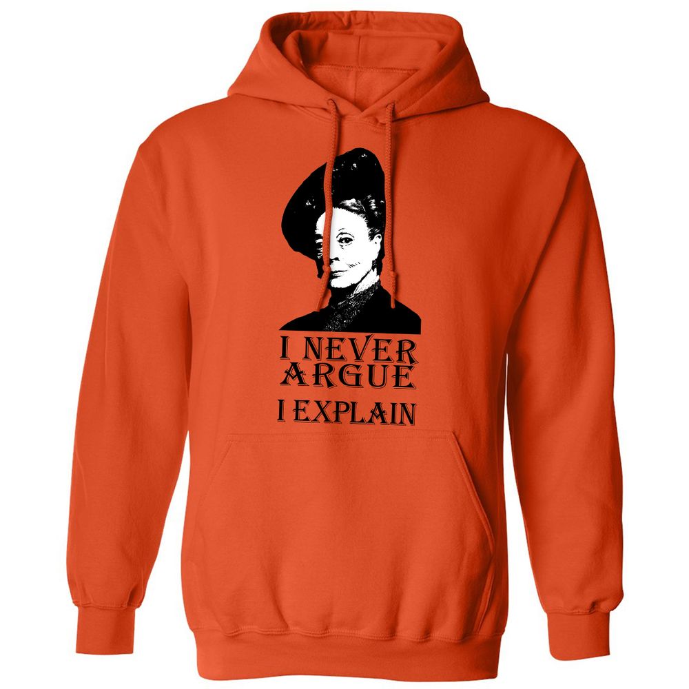 I never argue - Orange - 10