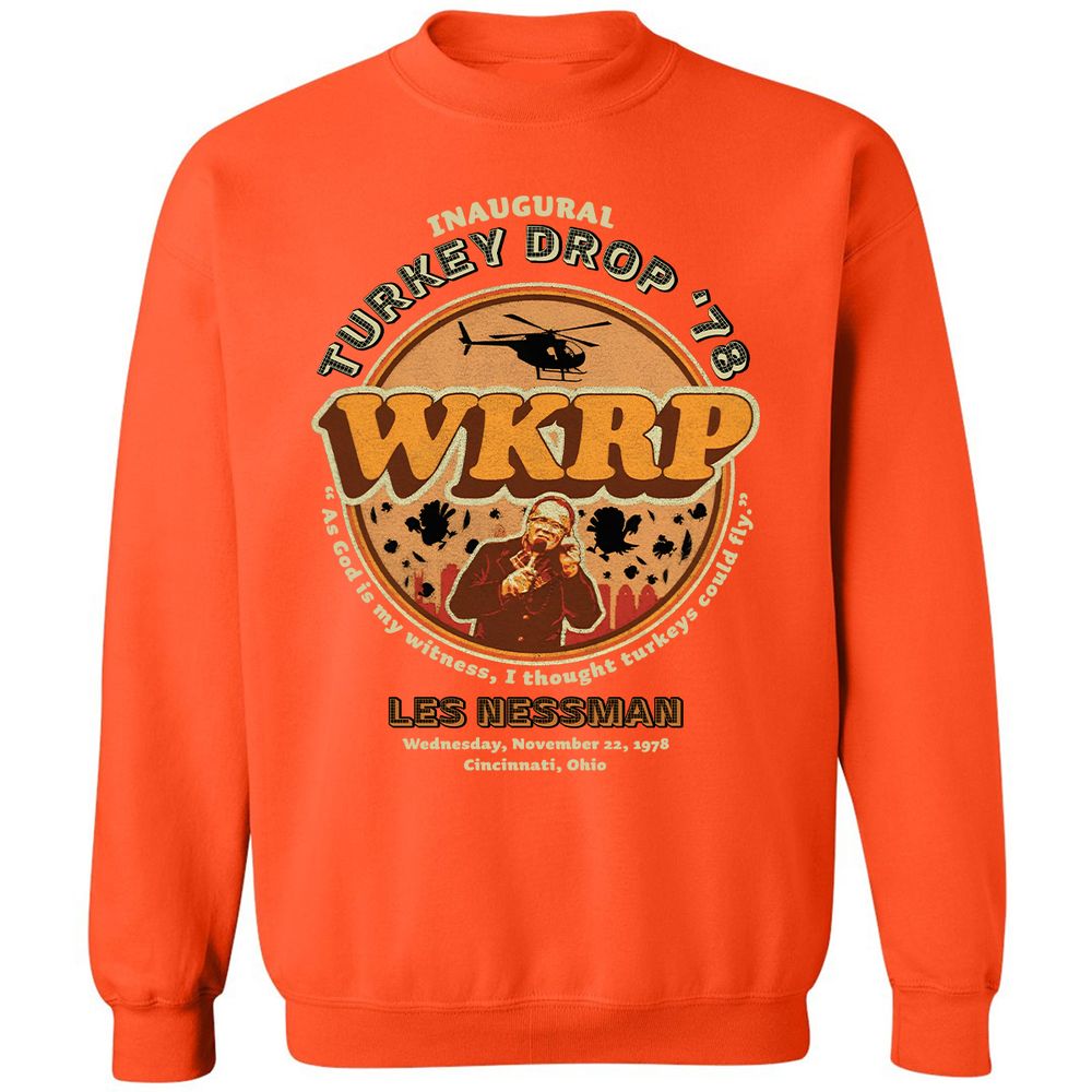 Classic Unisex Sweatshirt - HX3KZ618 - Orange - 10