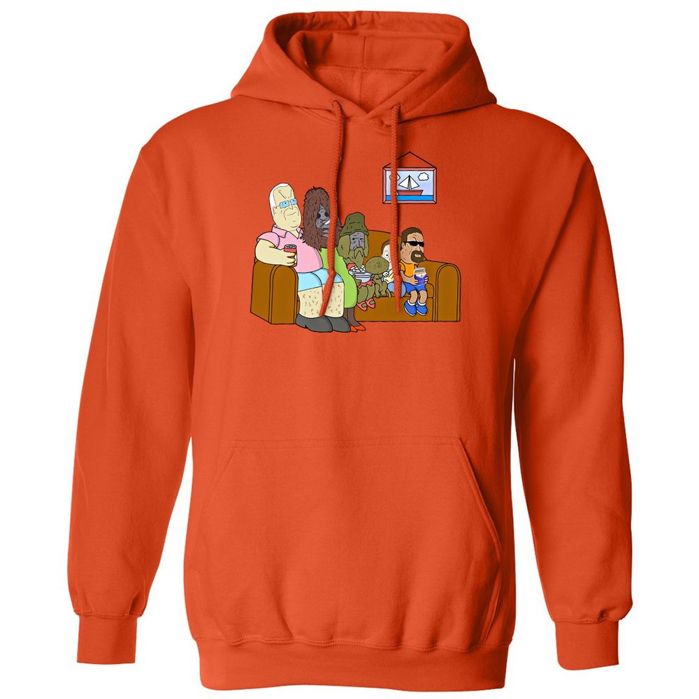 Classic Unisex Hoodie - 3UQCPCSB - Orange - 10