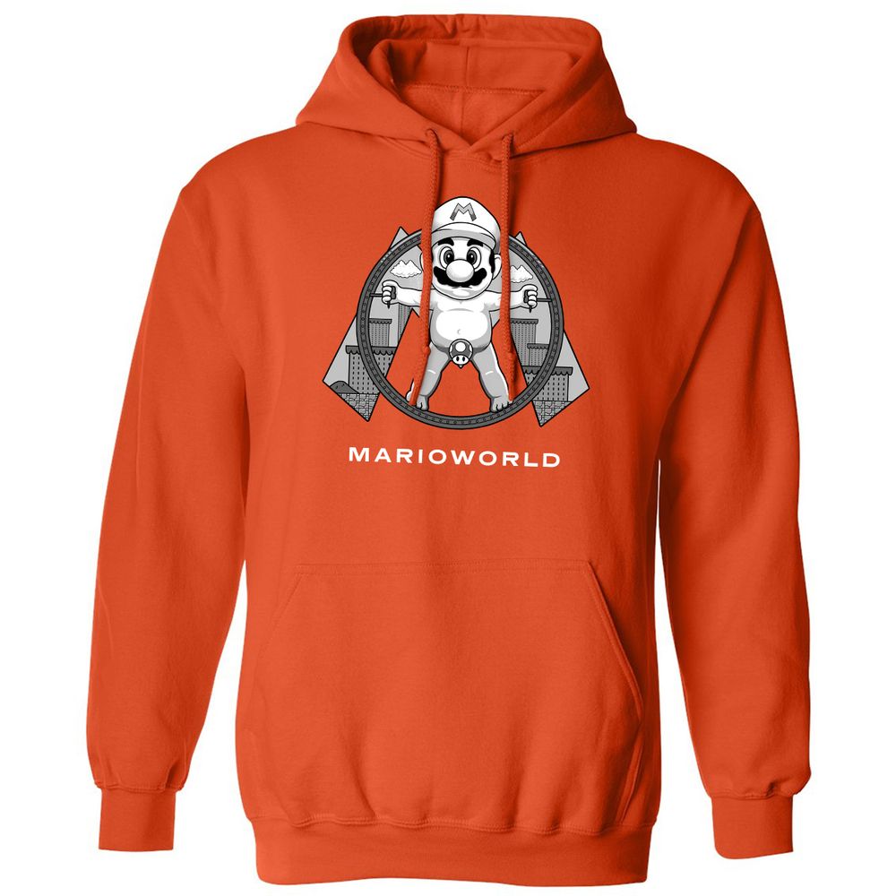 Classic Unisex Hoodie - SKVEB37F - Orange - 10
