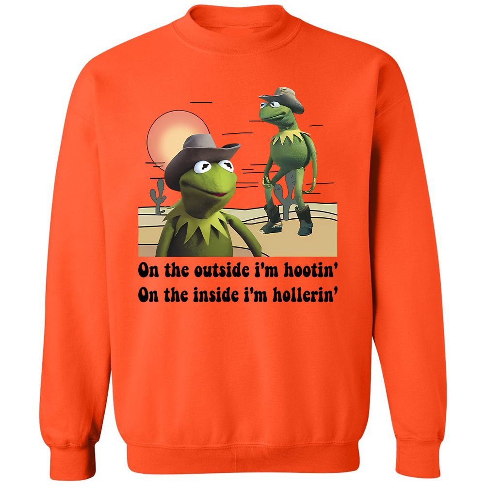 Classic Unisex Sweatshirt - RJ5YSW5W - Orange - 10