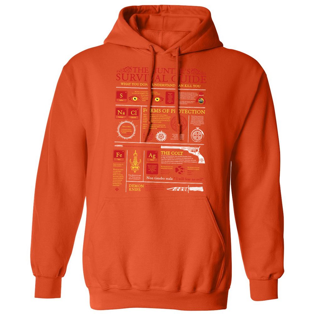 Classic Unisex Hoodie - M68U7N92 - Orange - 10