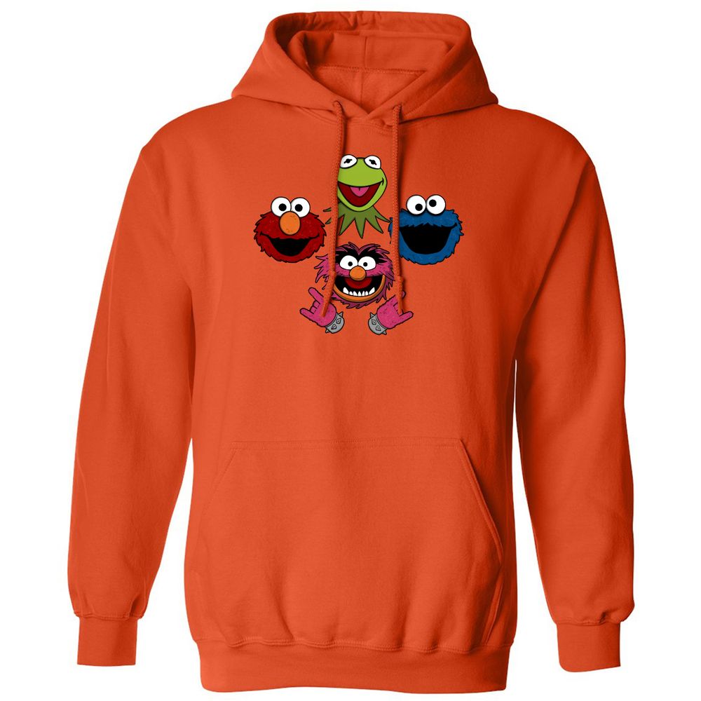 Classic Unisex Hoodie - NHUH2DU8 - Orange - 10