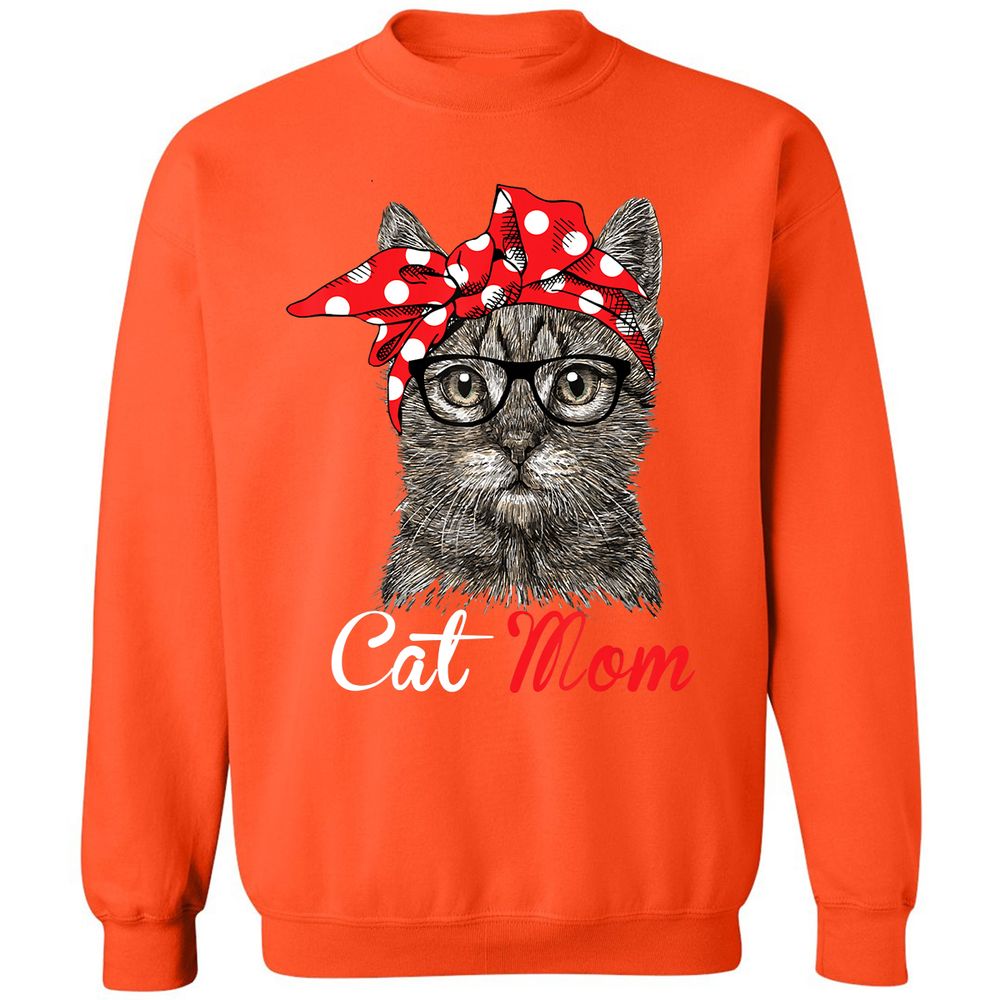 Classic Unisex Sweatshirt - QUUJS74D - Orange - 10