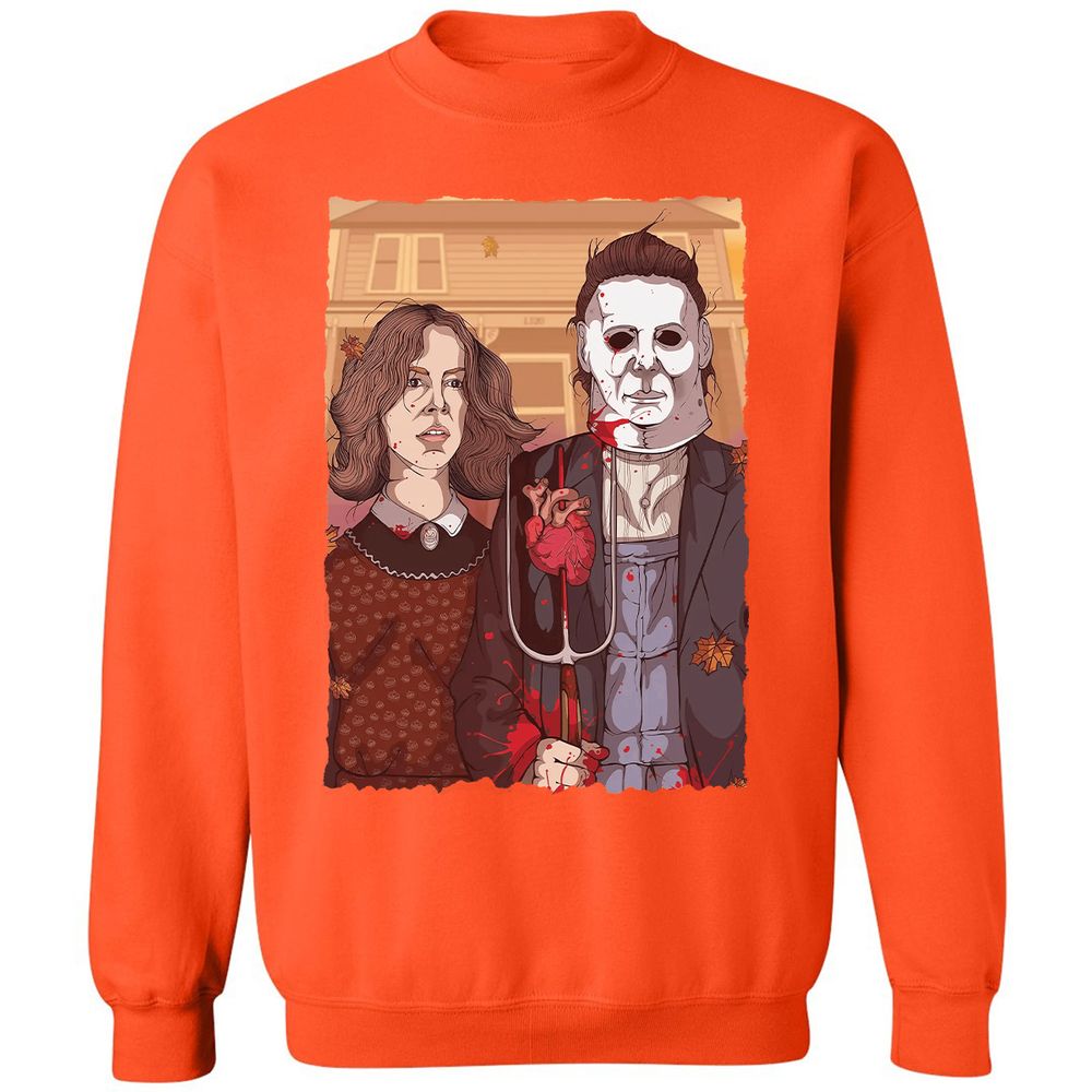 Classic Unisex Sweatshirt - Y3KF87JQ - Orange - 10